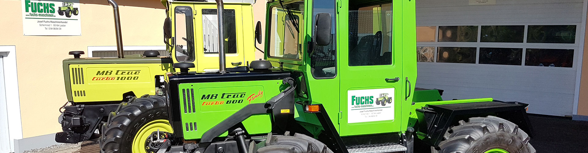 Fuchs Maschinenhandel Laaber Oberpfalz Traktoren Bagger Lader 